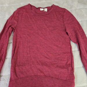 GAP Maroon Knit Pullover